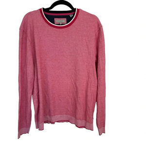 Ted Baker London Women’s Long Sleeve Pink Cotton Crewneck Sweater Size 6 GUC